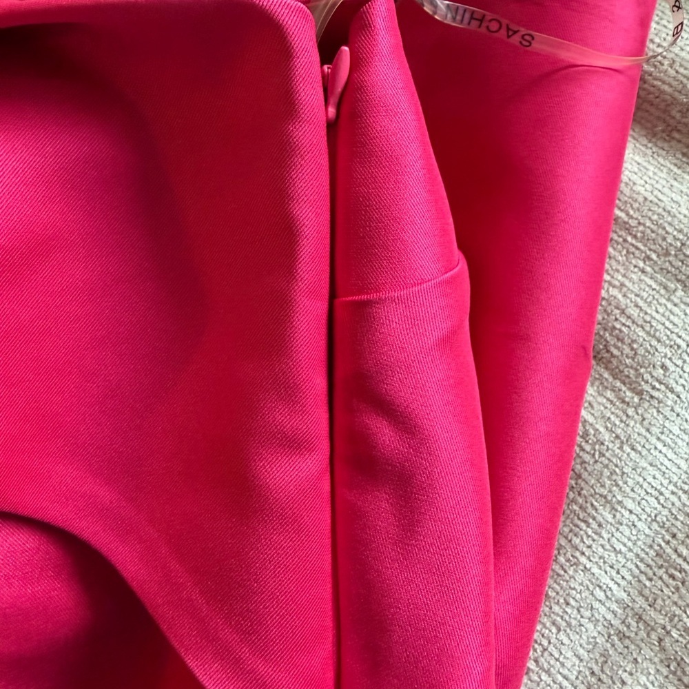 New Without Tags Sachin + Babi Bonnie Gown in Color Fuschsia. - Picture 7 of 12